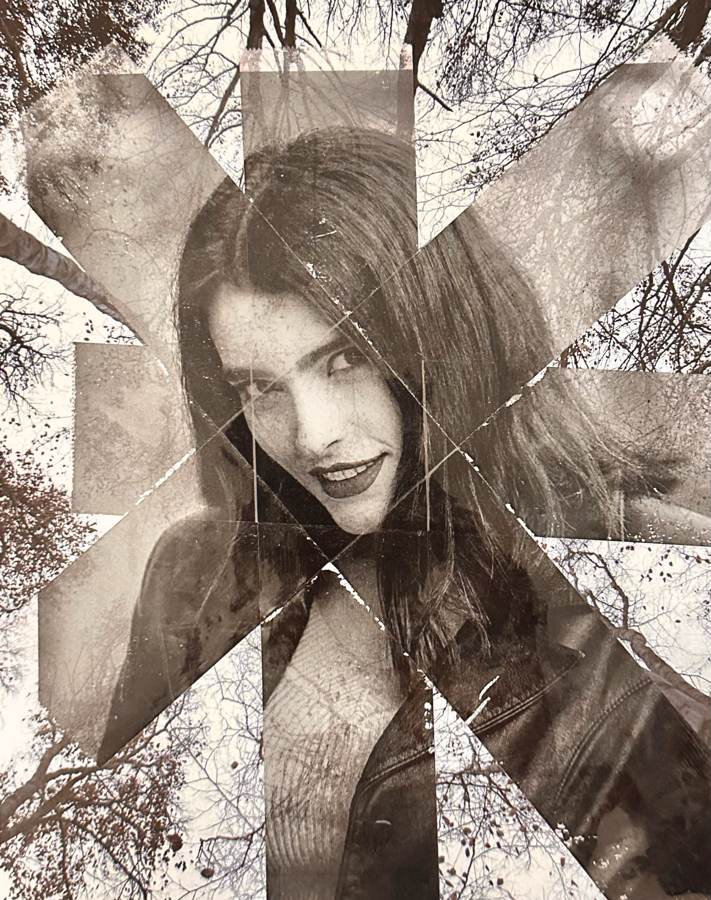 Womanhood collage by Narges Valibeigi