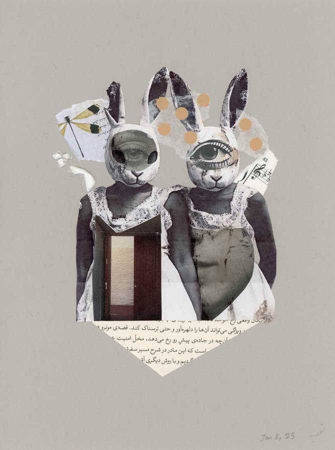 Mischief collage by Narges Valibeigi