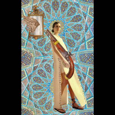 Womanhood collage by Narges Valibeigi