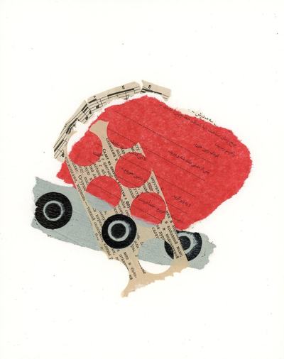 Mischief collage by Narges Valibeigi